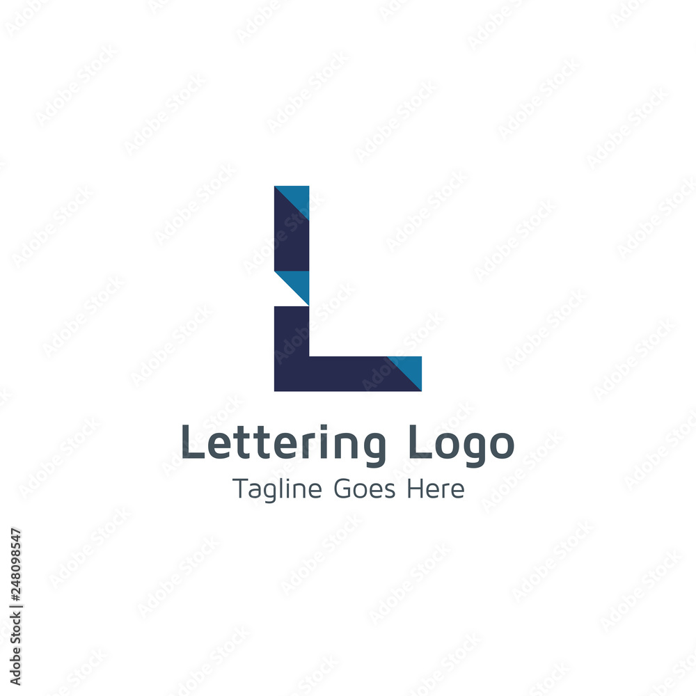 Lettering L Vector Lettering L Vector