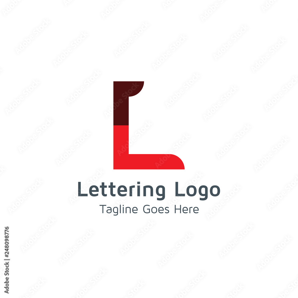 Lettering L Vector Lettering L Vector