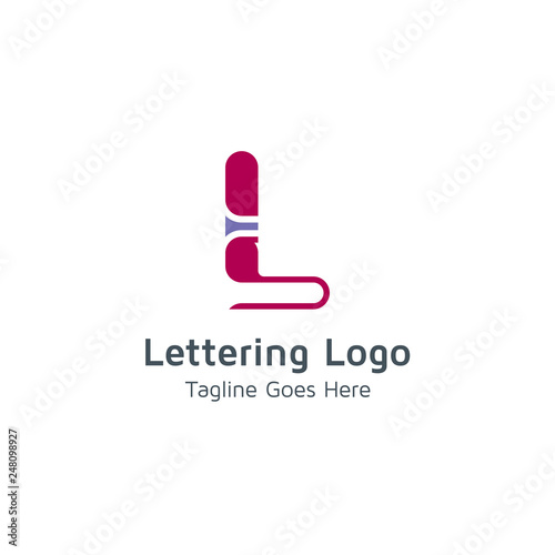 Lettering L Vector