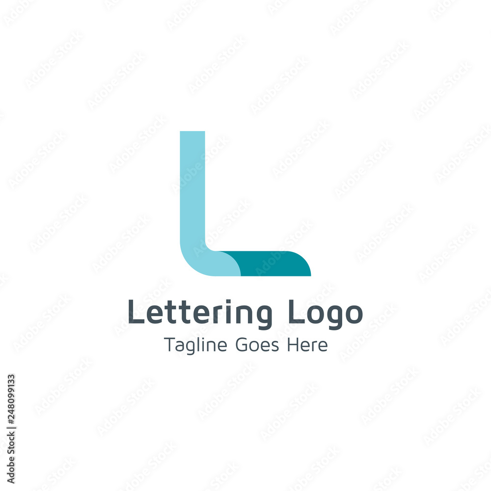 Lettering L Vector Lettering L Vector