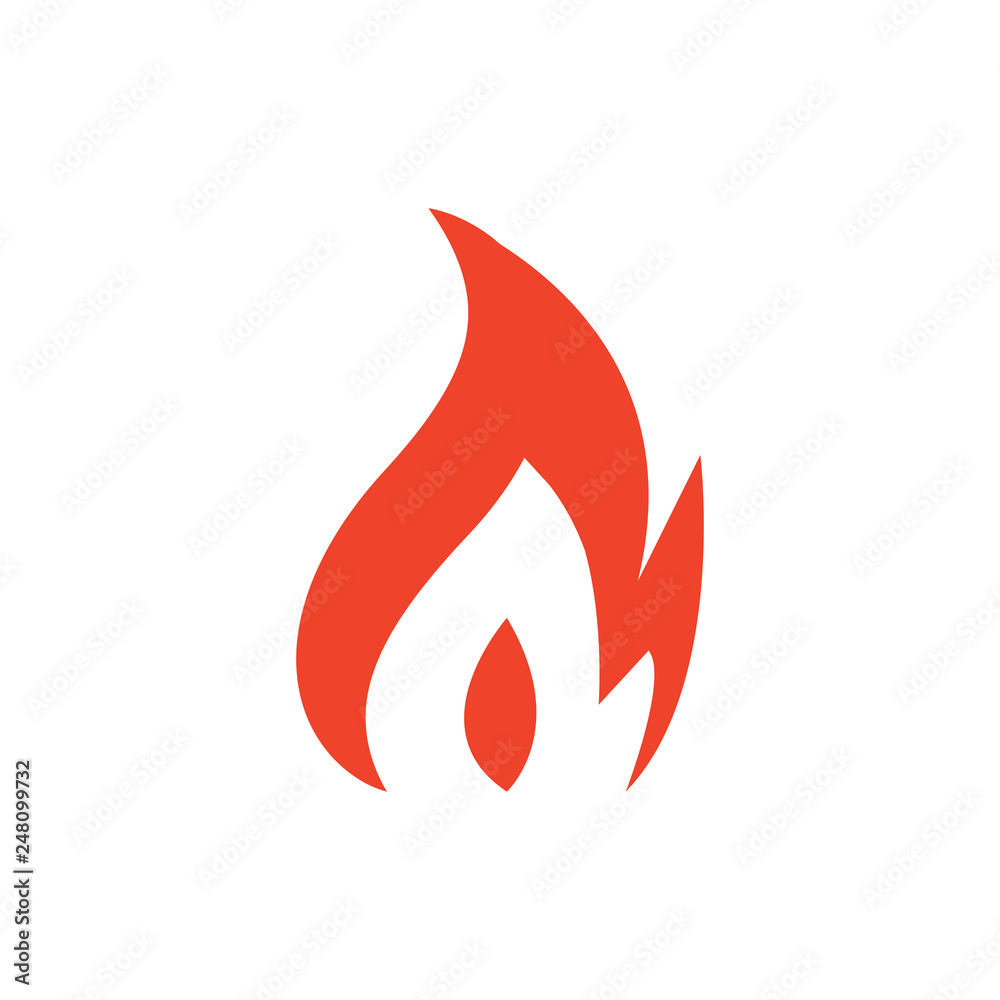 Abstract fire icon Abstract fire icon