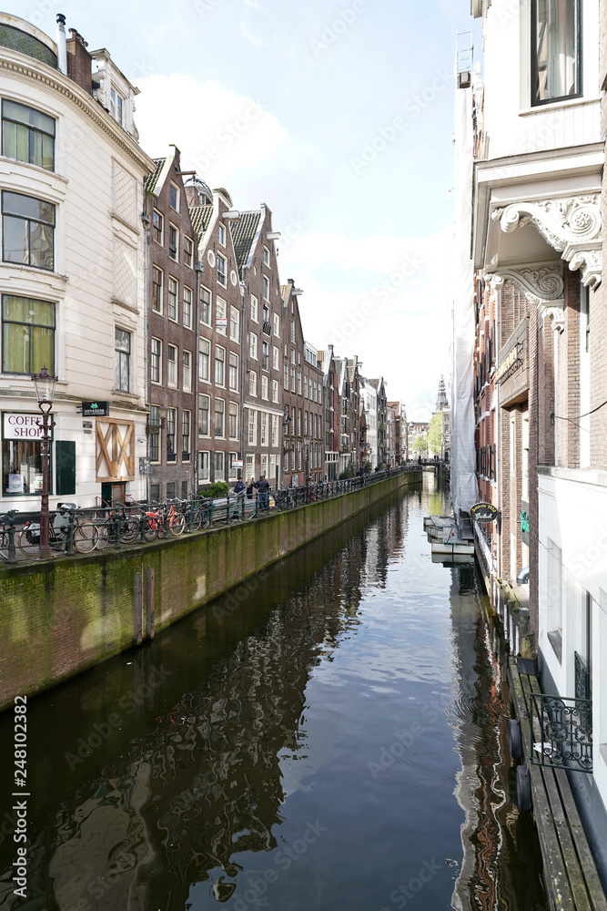 Naklejka premium Canal Amsterdam