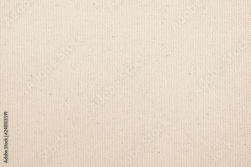 Bild auf Leinwand Muslin woven texture background light cream beige brown color