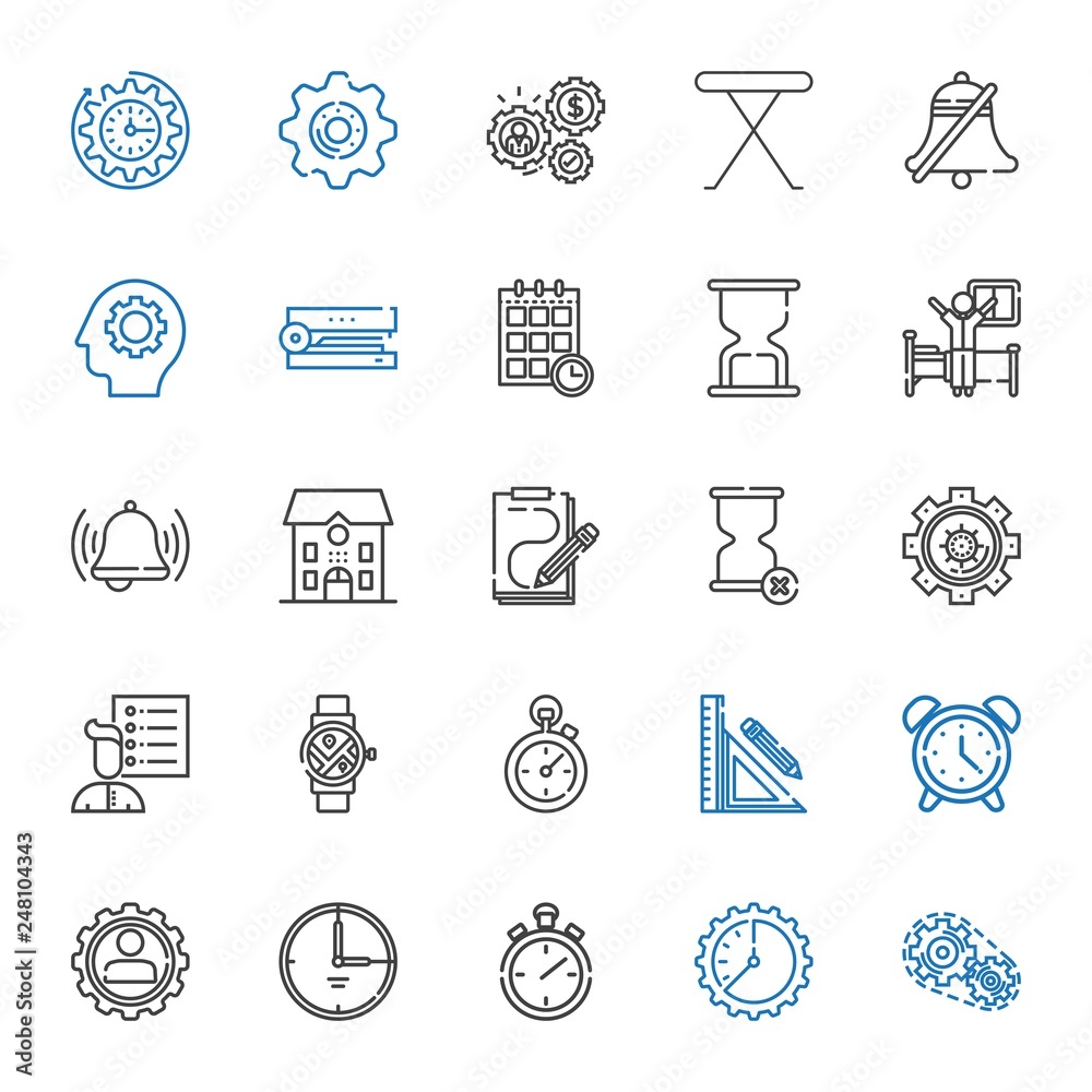 clock icons set clock icons set