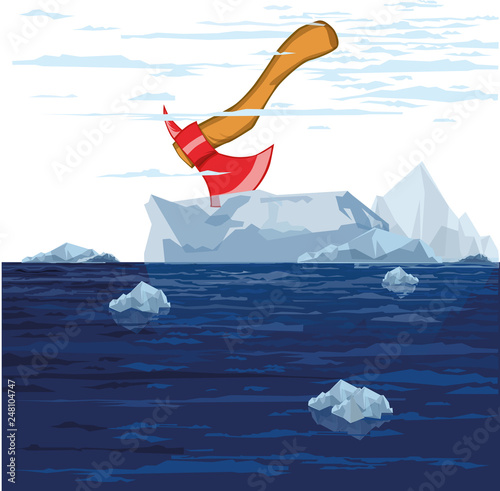 Environmental disaster in the poles