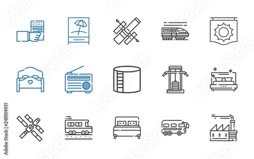 station icons set
