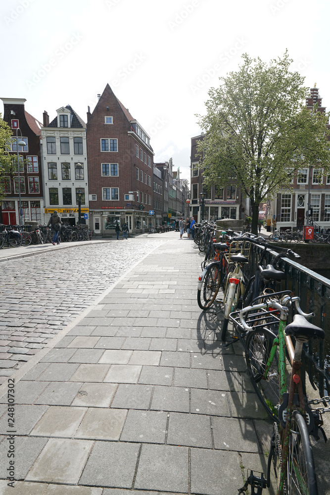 Rue ensoleillée Amsterdam