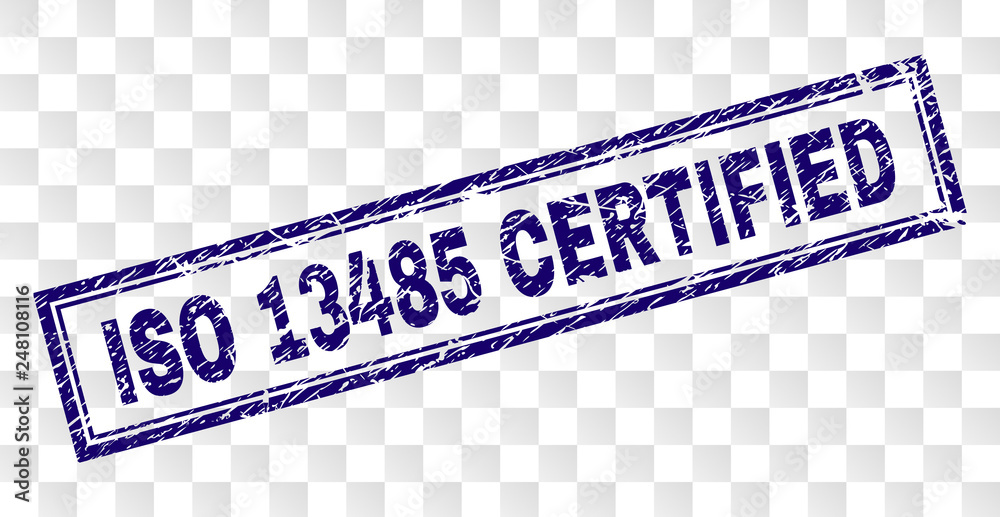 ISO 13485 CERTIFIED stamp seal print with rubber print style and double ...