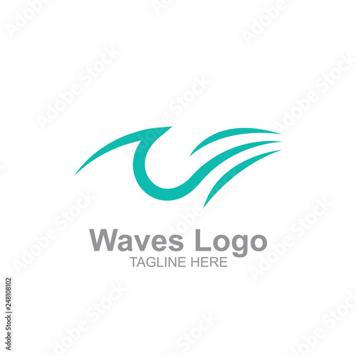 Sea and waves logo