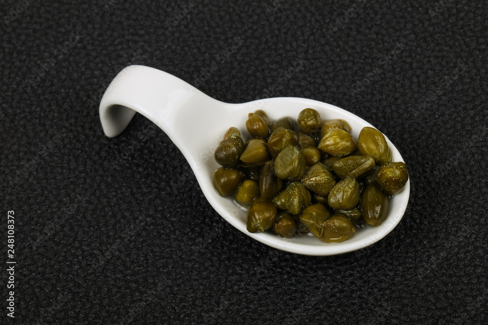 Capers in the bowl Capers in the bowl