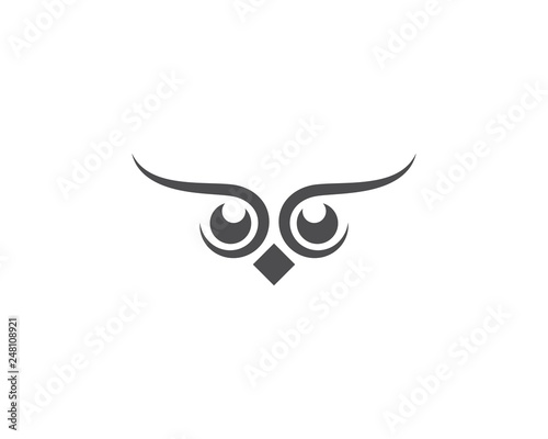Owl logo vector