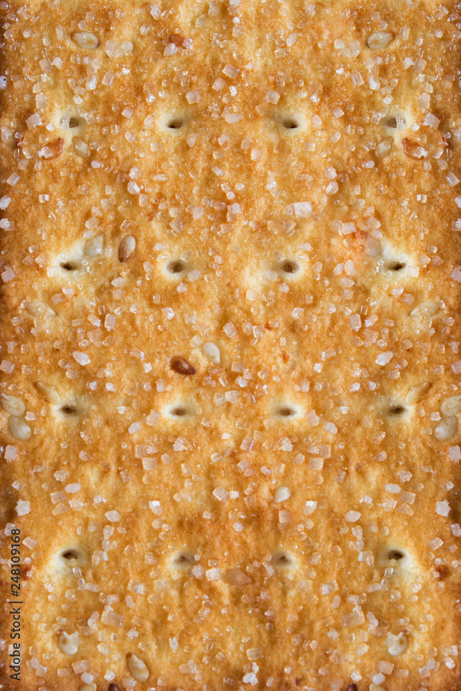 Salt cracker texture