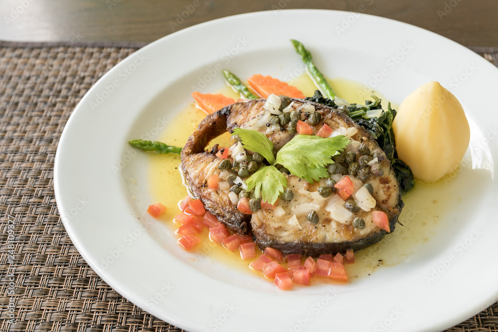 Fried mackerel Steak Fried mackerel Steak