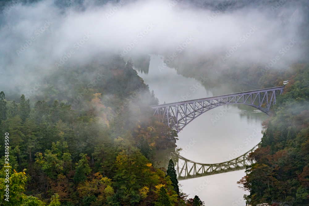 Fototapeta premium Fukushima First Bridge View point
