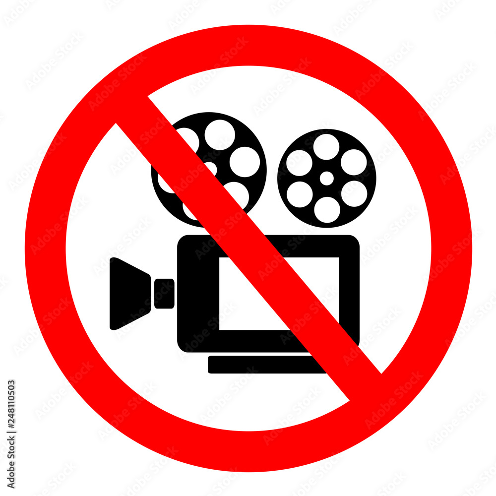 撮影禁止マーク Stock イラスト Adobe Stock