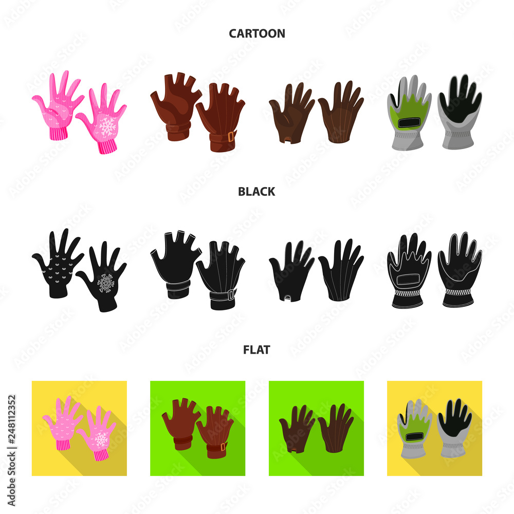 Fototapeta premium Vector illustration of silhouette and safety symbol. Collection of silhouette and comfort stock vector illustration.
