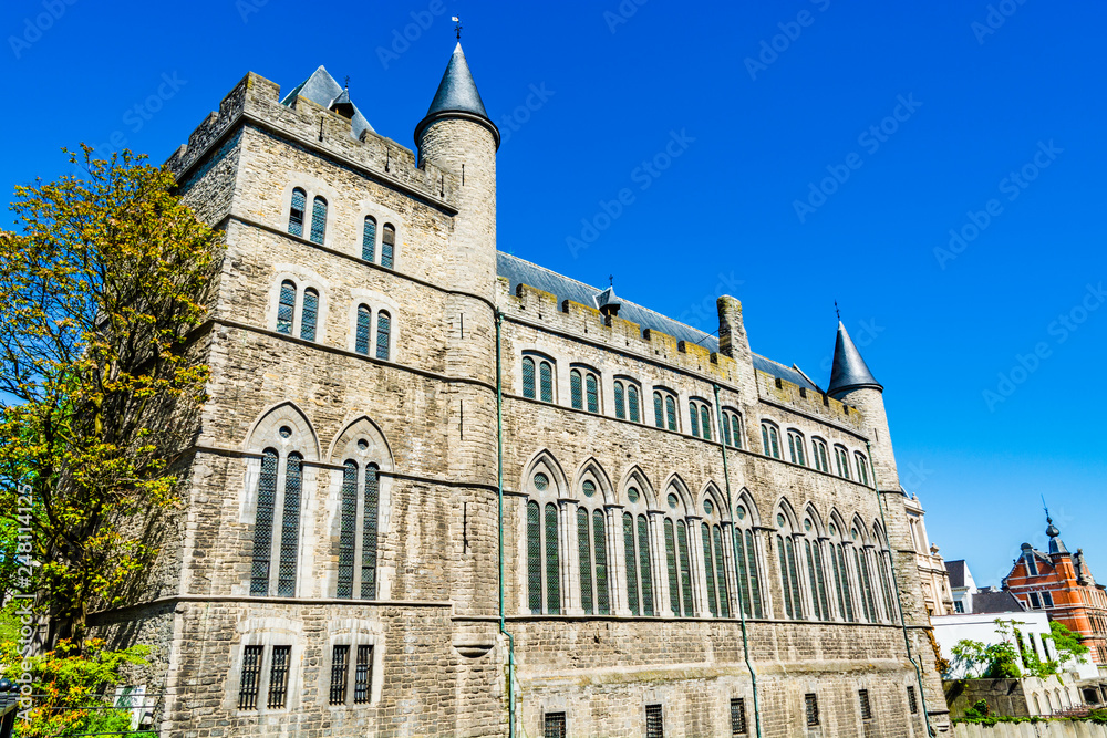 Castle of Gerald the Devil in Ghent, Belgium