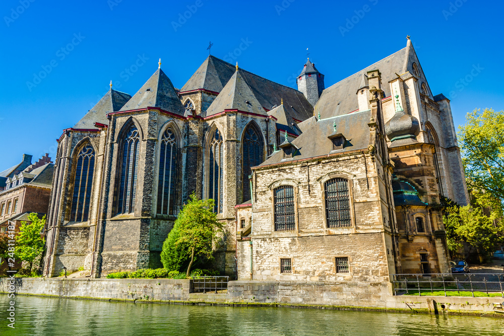 St. Michels church in Ghent, Belgium
