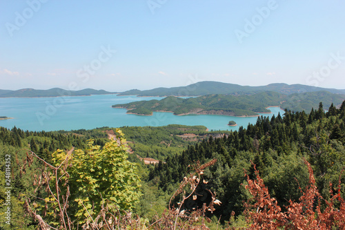 Artificial Lake Plastira of Karditsa central Greece Europe