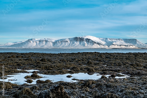 Island winterlandschaft 
