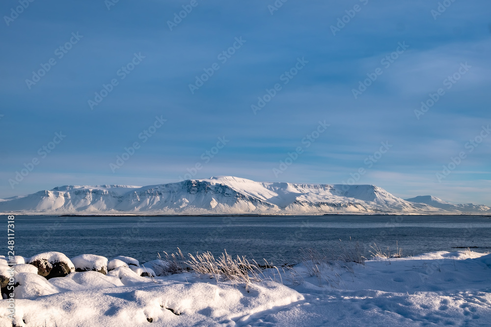 Obraz premium Island winterlandschaft 