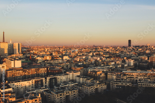 Aerial view of Paris, France © Hanna