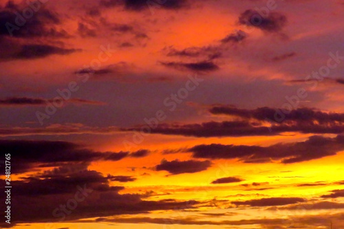Colour of Sunset Cloud in West Jakarta  © Arief