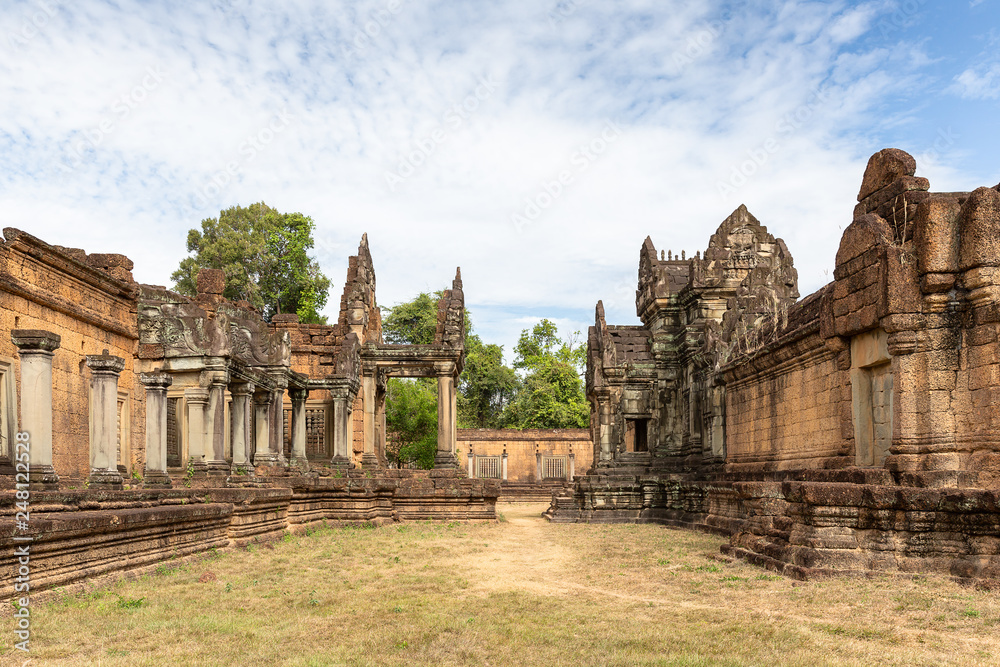 ancient remains of Banteay Samre temple, Siem Reap, Cambodia, Asia