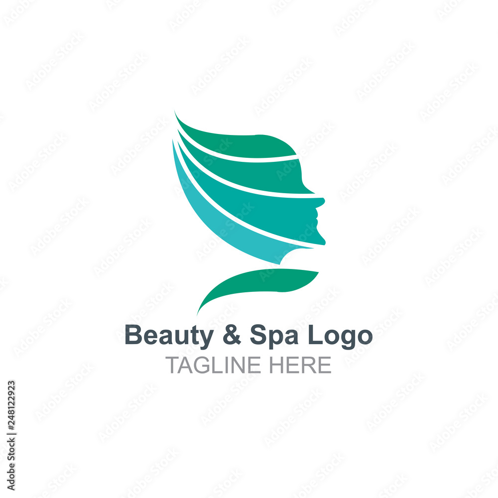 Beauty and spa logo Beauty and spa logo