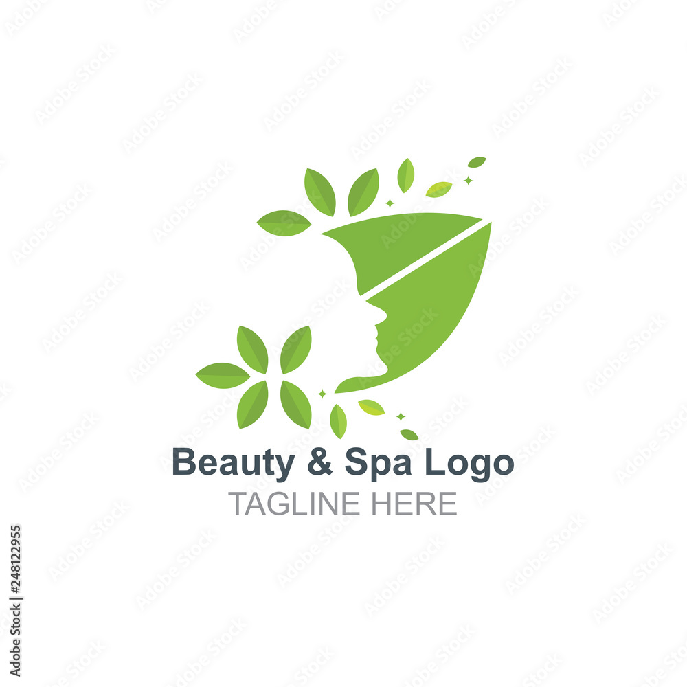 Beauty and spa logo Beauty and spa logo