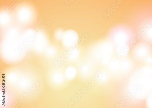 Yellow bokeh background