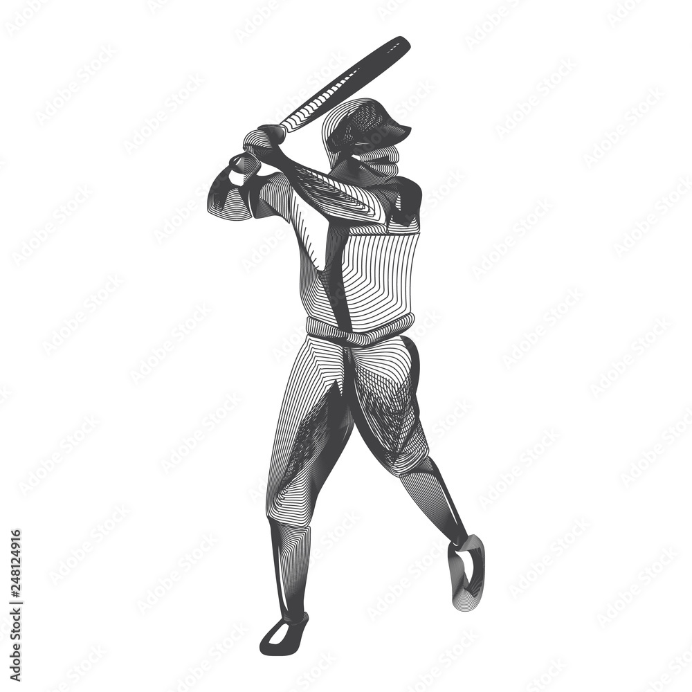 Baseball batting pose Stock Photo by ©cfarmer 151029854