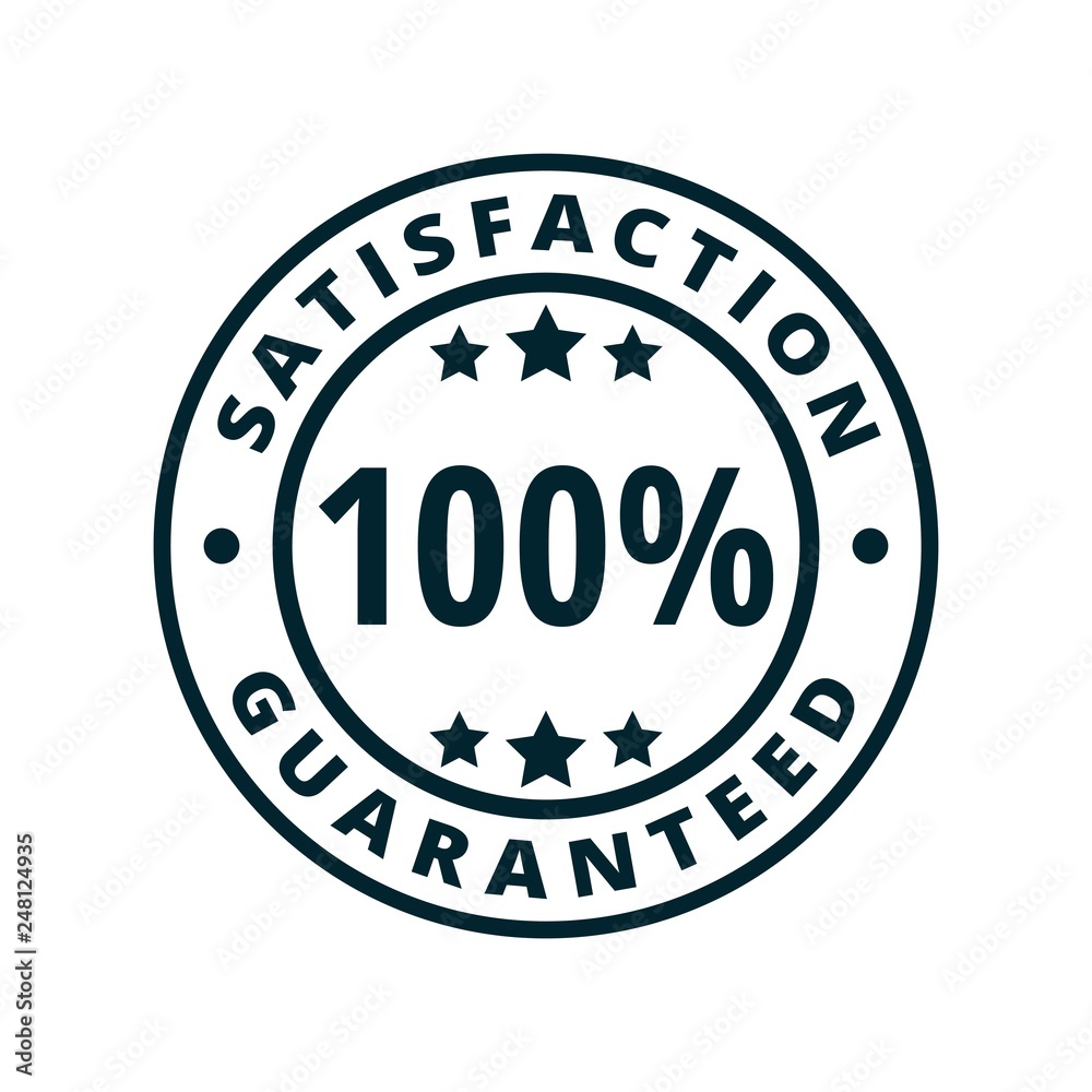 100% Satisfaction Guarantee illustration