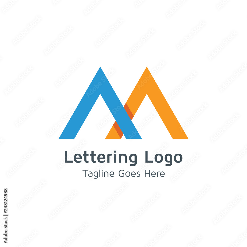 Lettering M Vector Lettering M Vector