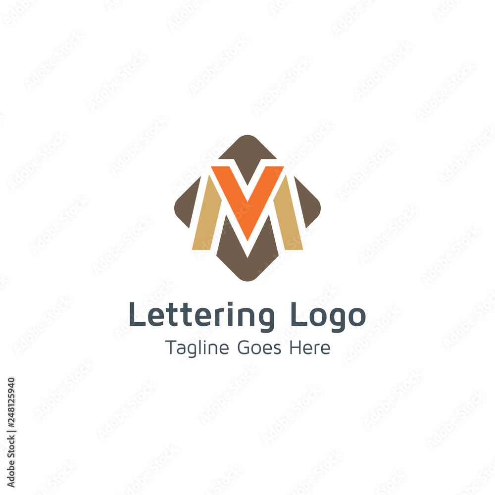 Lettering M Vector Lettering M Vector