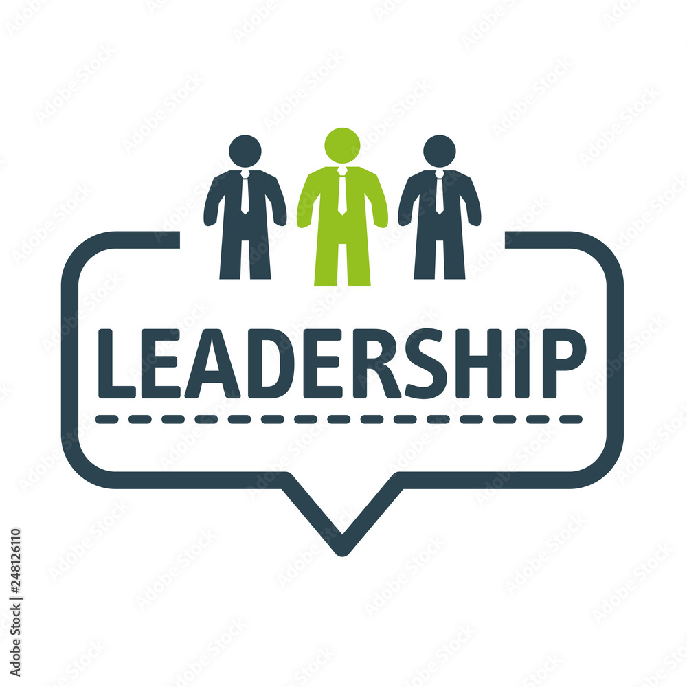 Speech bubble LEADERSHIP Vector Illustration Speech bubble LEADERSHIP Vector Illustration