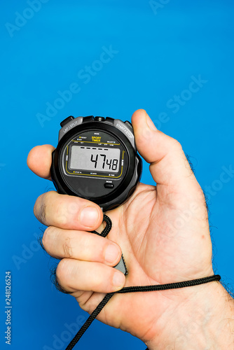 Fotografía hand of coach with a stopwatch