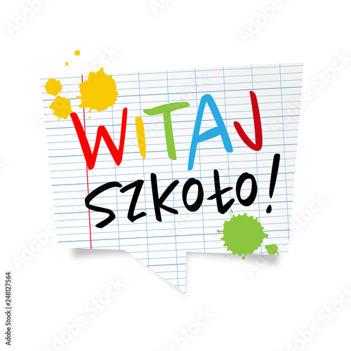 Witaj szkoło