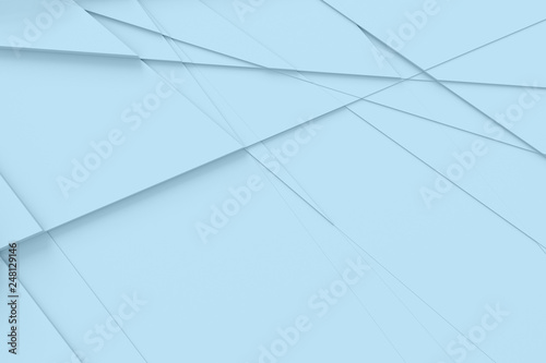 Abstract background of straight lines dissecting the surface into separate parts 3d illustration