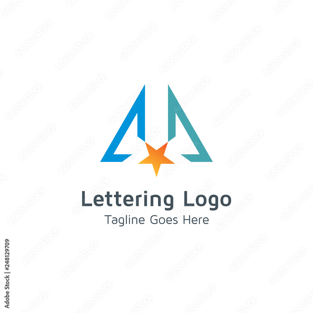 Lettering M Vector Lettering M Vector