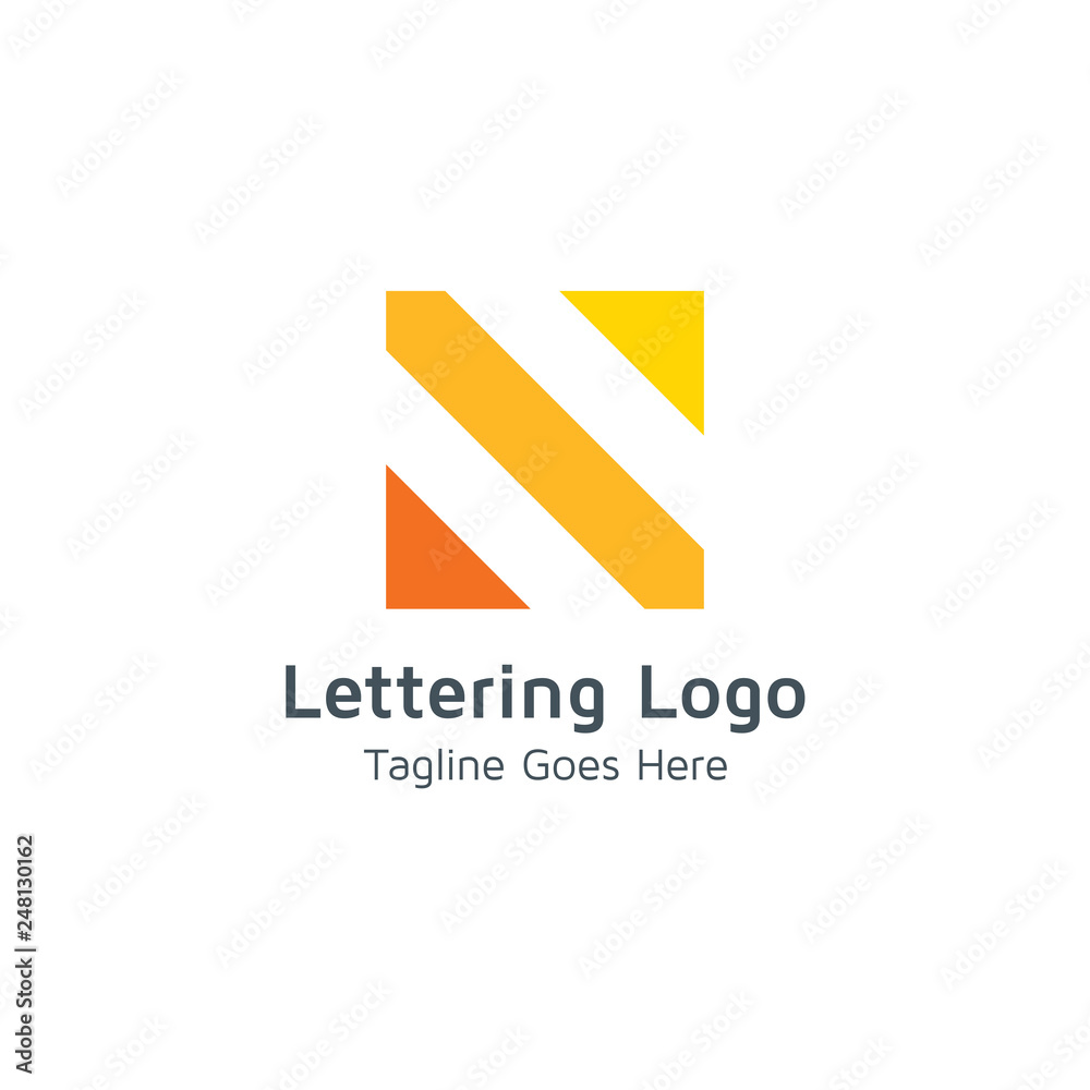 Lettering N Vector Lettering N Vector