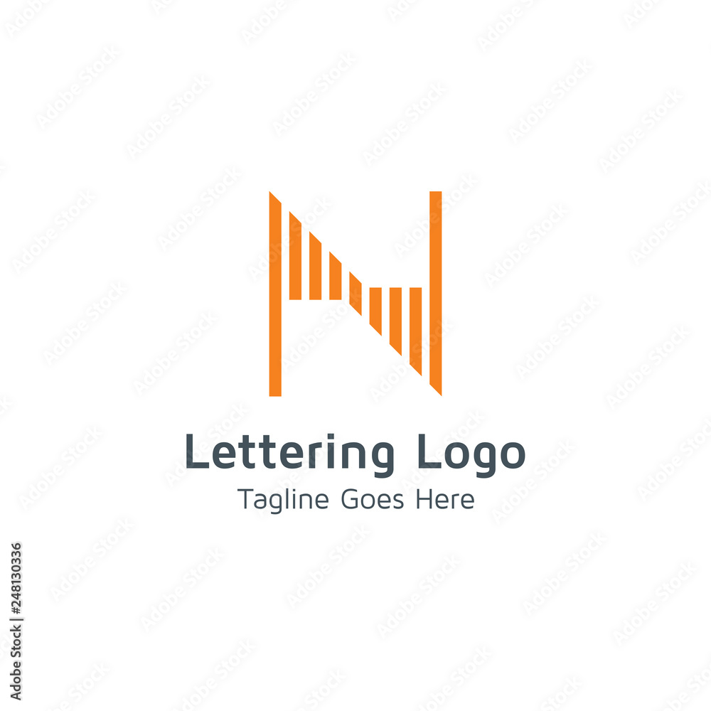 Lettering N Vector Lettering N Vector