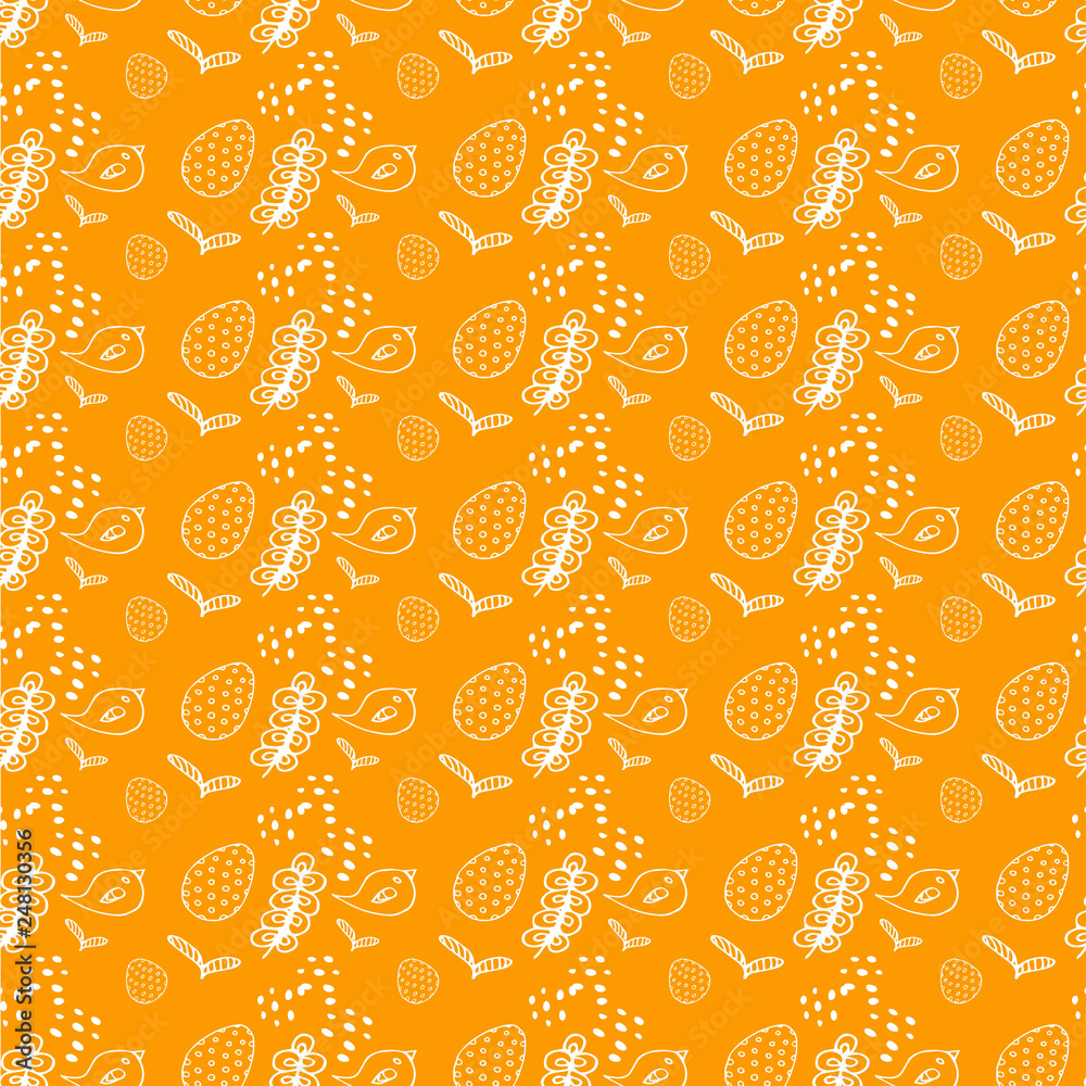 easter birdies easter pattern yellow easter birdies easter pattern yellow