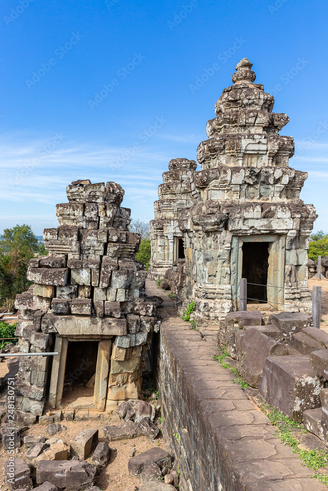 ancient reamains of Phnom Bakheng temple, Angkor, Siem Reap, Cambodia, Asia ancient reamains of Phnom Bakheng temple, Angkor, Siem Reap, Cambodia, Asia