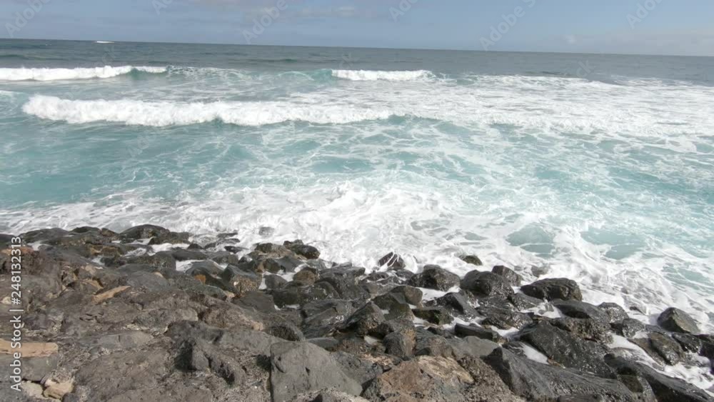 Ocean view at caleta de Fuste, Fuerteventura, Spain Ocean view at caleta de Fuste, Fuerteventura, Spain