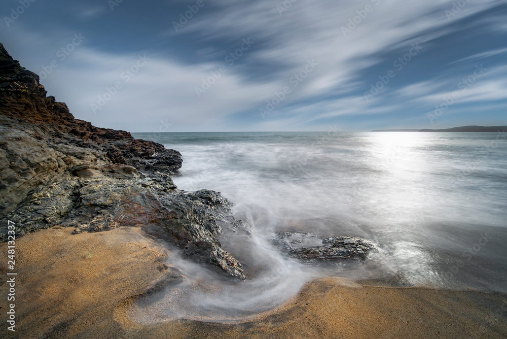 Crinnis beach St Austell bay Cornwall