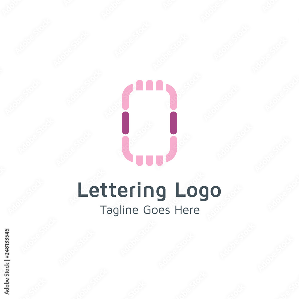 Lettering O Vector Lettering O Vector