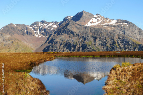 Bergpanorama mit See