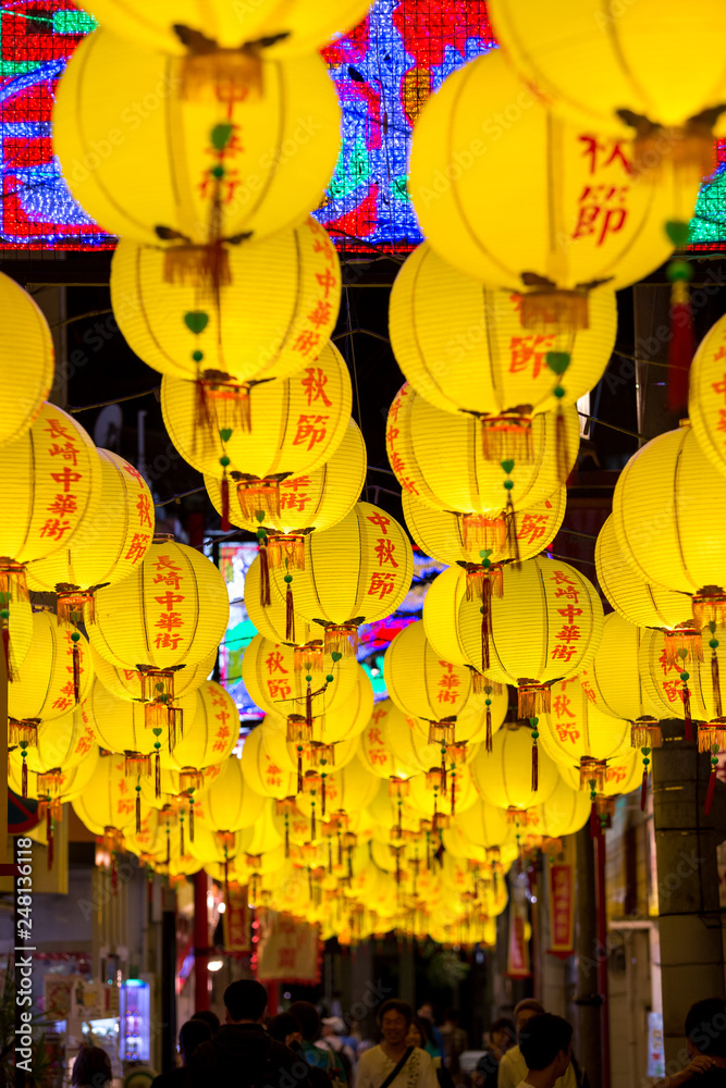 Fototapeta premium 長崎中秋節