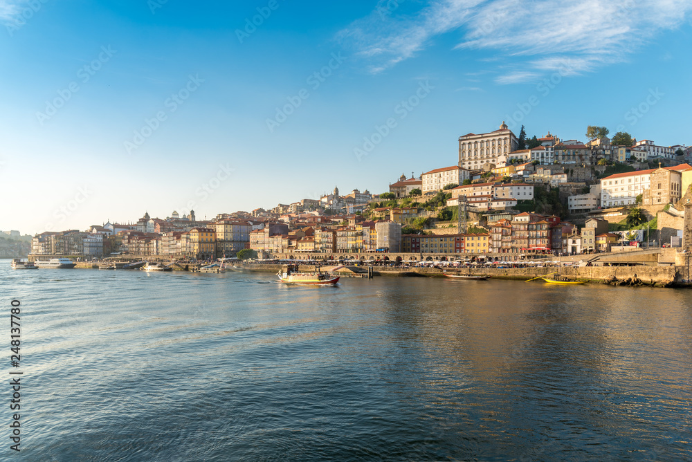 River cruise on the Douro river along the historical centre of Oporto